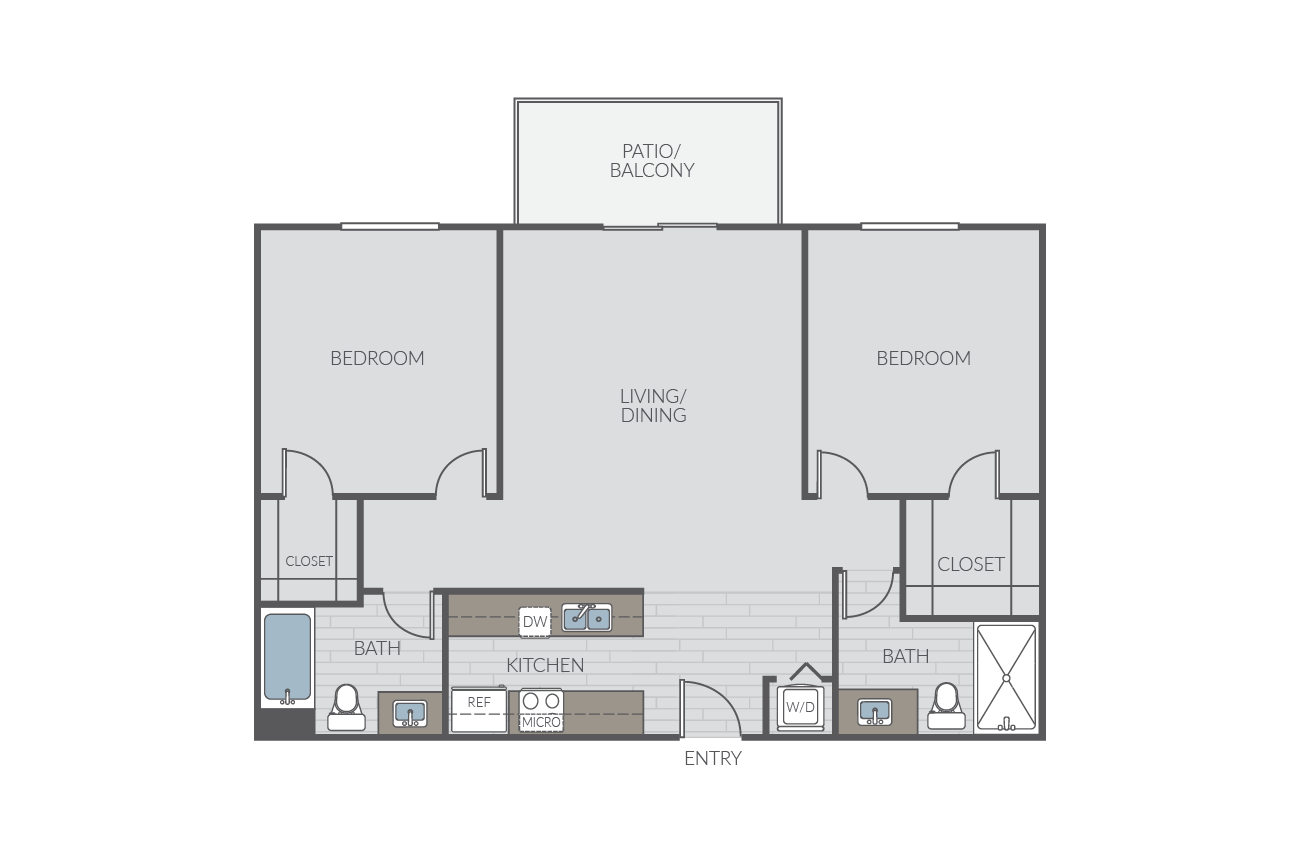 Plan 2B floor plan